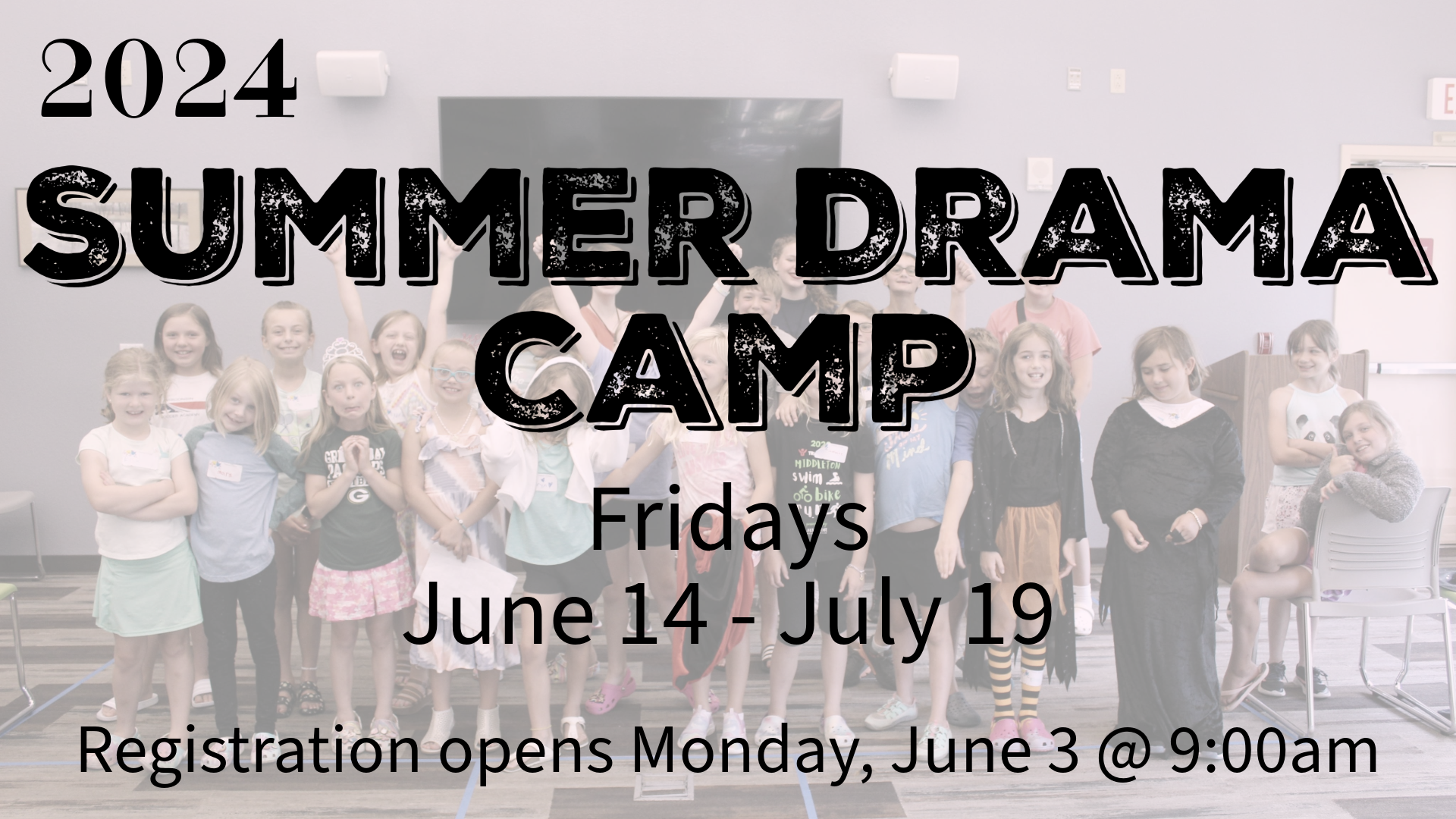 Summer Drama Camp flyer