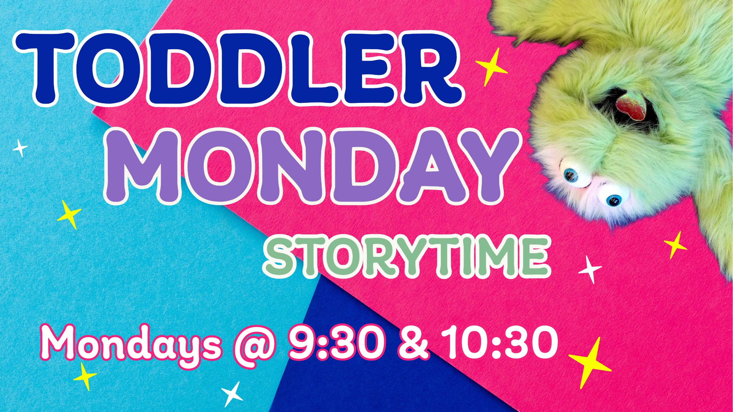 Toddler Monday Storytime 2024