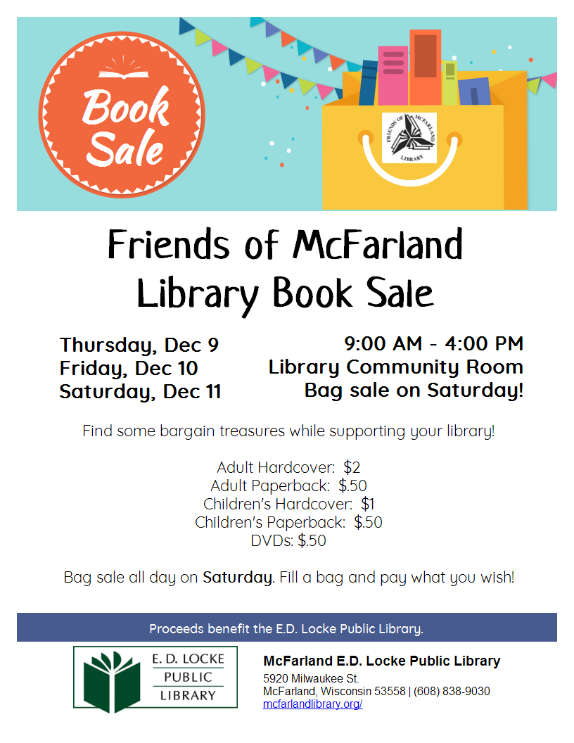 Friends Book Sale | E.D. Locke Public Library