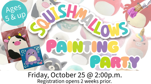 2024 Squishmallow Painting Party